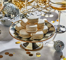 Load image into Gallery viewer, Courtly Check Mini Pedestal Platter
