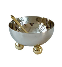 Load image into Gallery viewer, Golden Ball Salt Cellar
