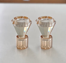 Load image into Gallery viewer, Glass Crystal Candlestick Double-Ended (pair)

