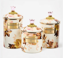 Load image into Gallery viewer, Wild Rose White Canister - Medium
