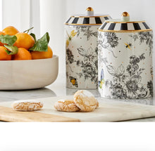 Load image into Gallery viewer, Butterfly toile canister set of 3
