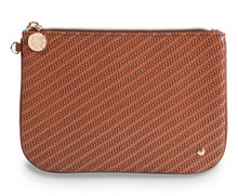 Load image into Gallery viewer, Rosewood Cognac Aria Large Flat Pouch
