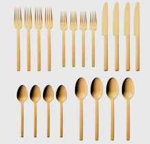 Load image into Gallery viewer, Atlas Mirror gold place setting service/4
