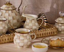 Load image into Gallery viewer, Mocha check creamer
