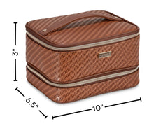 Load image into Gallery viewer, Rosewood Cognac Jenny Train Case
