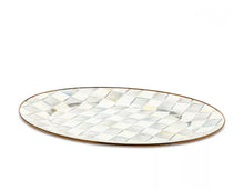 Load image into Gallery viewer, Check Medium Oval Platter
