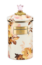 Load image into Gallery viewer, Wild Rose White Canister - Large
