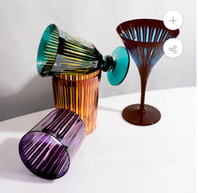 Load image into Gallery viewer, L'Objet Prism Martini Glasses Set of 4
