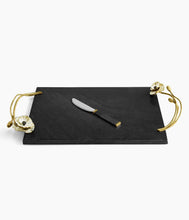 Load image into Gallery viewer, Michael Aram Anemone Large Cheeseboard with Spreader
