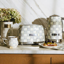 Load image into Gallery viewer, Mackenzie Childs Sterling Check Electric Toaster
