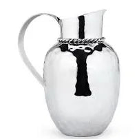 Load image into Gallery viewer, Stainless Pitcher with Braided Rope Design
