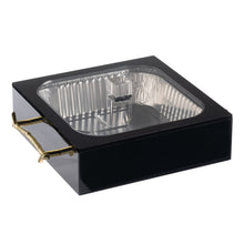 Load image into Gallery viewer, Lucite Pan Holder 8x8 (black and gold)
