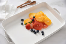 Load image into Gallery viewer, Le Blanc Rectangular Tray With Handles

