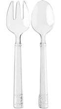 Load image into Gallery viewer, Isabella Acrylic Salad Servers
