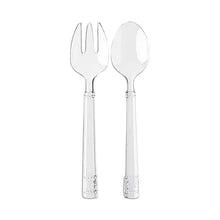 Load image into Gallery viewer, Isabella Acrylic Salad Servers
