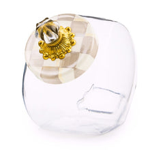 Load image into Gallery viewer, Mackenzie Childs Mocha Check Sweets Jar
