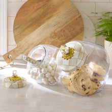 Load image into Gallery viewer, Mackenzie Childs Mocha Check Sweets Jar
