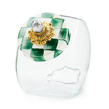 Load image into Gallery viewer, Mackenzie Childs Emerald Check Sweets Jar
