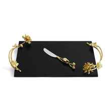 Load image into Gallery viewer, Michael Aram Dahlia Cheeseboard with Knife
