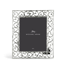 Load image into Gallery viewer, Michael Aram Heart Picture Frame 8x10 Silver
