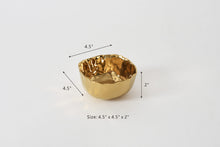 Load image into Gallery viewer, Mascali Gold Snack Bowl
