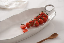 Load image into Gallery viewer, Deep Long Server with Silver Handles
