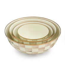 Load image into Gallery viewer, Mocha Check Small Everyday Bowl
