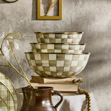 Load image into Gallery viewer, Mocha Check Large Everyday Bowl
