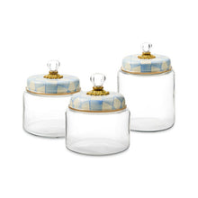 Load image into Gallery viewer, Sky Check Small Kitchen Canister
