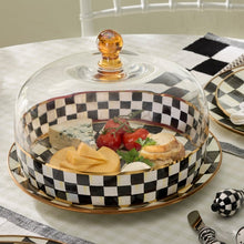 Load image into Gallery viewer, Courtly Check Glass Cake Dome
