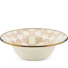 Load image into Gallery viewer, Mackenzie Childs Mocha Check Serving Bowl
