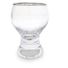 Load image into Gallery viewer, Classic Silver Rim Shot Glasses s/6
