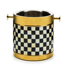Load image into Gallery viewer, Courtly Check Gold Ice Bucket
