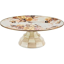 Load image into Gallery viewer, Wild Rose White Large Pedestal Platter
