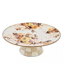 Load image into Gallery viewer, Wild Rose White Large Pedestal Platter

