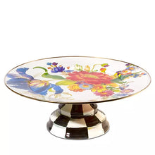 Load image into Gallery viewer, Flower Market Large Pedestal Platter
