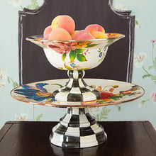 Load image into Gallery viewer, Flower Market Large Pedestal Platter
