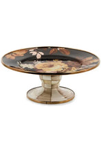 Load image into Gallery viewer, Wild Rose Brown Mini Pedestal Platter
