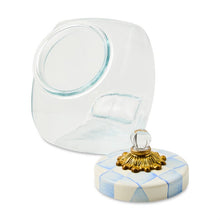 Load image into Gallery viewer, Mackenzie Childs Sky Check Sweets Jar
