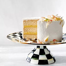 Load image into Gallery viewer, Courtly Check Large Pedestal Platter
