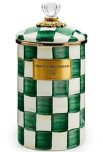 Load image into Gallery viewer, Emerald Check Large Canister
