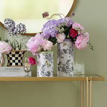 Load image into Gallery viewer, Butterfly Toile Vase Small
