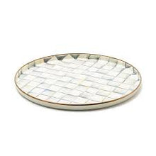 Load image into Gallery viewer, Sterling Check Round Tray
