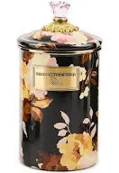 Load image into Gallery viewer, Wild Rose Brown Large Canister
