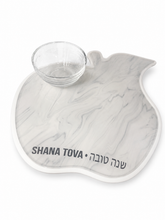 Load image into Gallery viewer, Acrylic Apple Plate With Bowl
