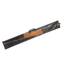 Load image into Gallery viewer, Geometric Fur Leather and Lulav Case - Black
