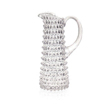 Load image into Gallery viewer, Crystal Tall Hobnail Pitcher
