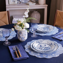 Load image into Gallery viewer, Vida Faenza Blue Dinner Plates Set of 4
