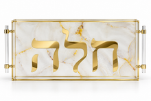 Load image into Gallery viewer, Acrylic Challah Tray With Handles
