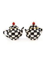 Load image into Gallery viewer, Courtly Check Teapot Salt and Pepper
